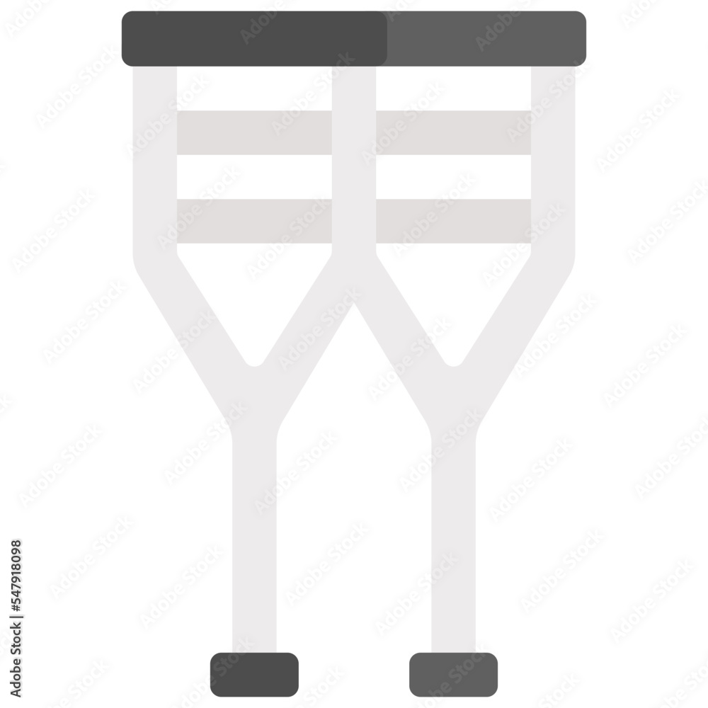 crutches icon crutches icon