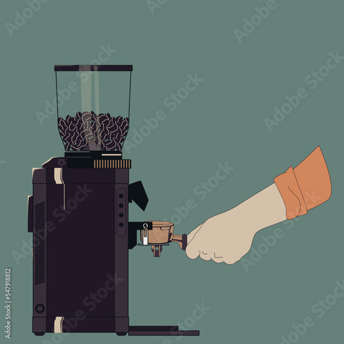 Barista Basics PROFISSIONAL COFFEE GRINER FOR ESPRESSO PORTAFILTER SPECIALITY COFFEE photo