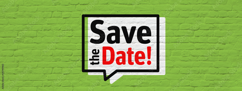 Obraz premium Save the date !