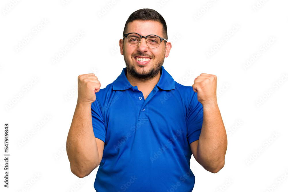 Young caucasian man isolated cheering carefree and excited. Victory concept. Young caucasian man isolated cheering carefree and excited. Victory concept.