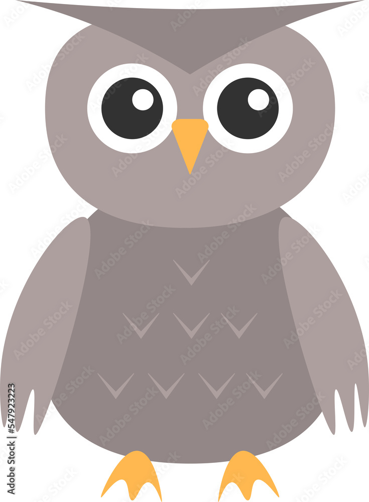 owl design illustration isolated on transparent background owl design illustration isolated on transparent background