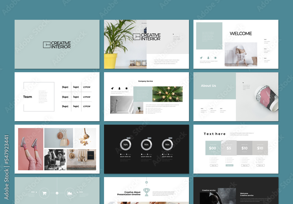 Creative Presentation Layout Stock Template | Adobe Stock