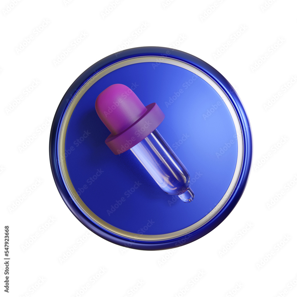 3d eyedropper icon for your websites 3d eyedropper icon for your websites