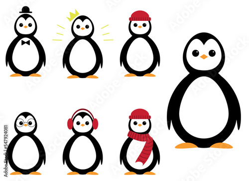 penguin vector design illustration isolated on white background 