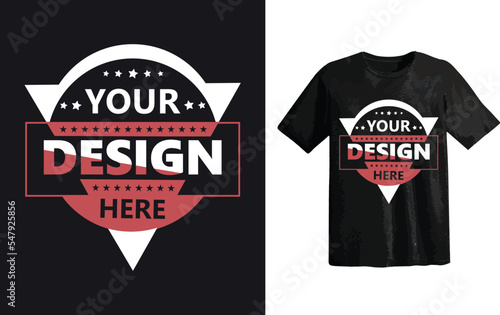 Your design here, t shirt design concept