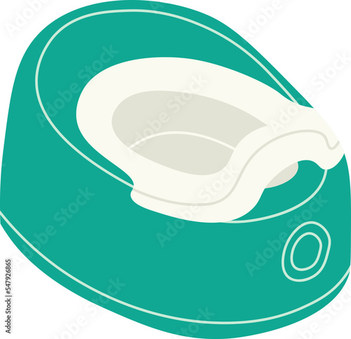 Baby potty flat icon Care equipment