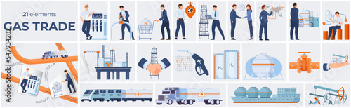 Gas Trade Flat Composition