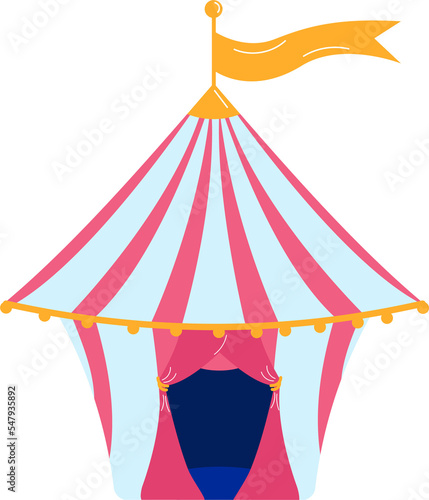 Circus tent pink