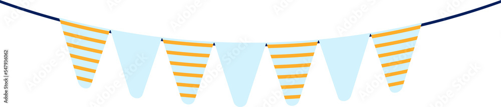 Fototapeta premium Garland flag