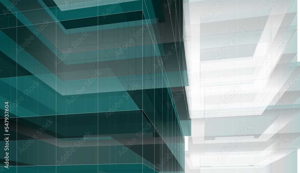 Abstract architectural background 3d illustration Abstract architectural background 3d illustration