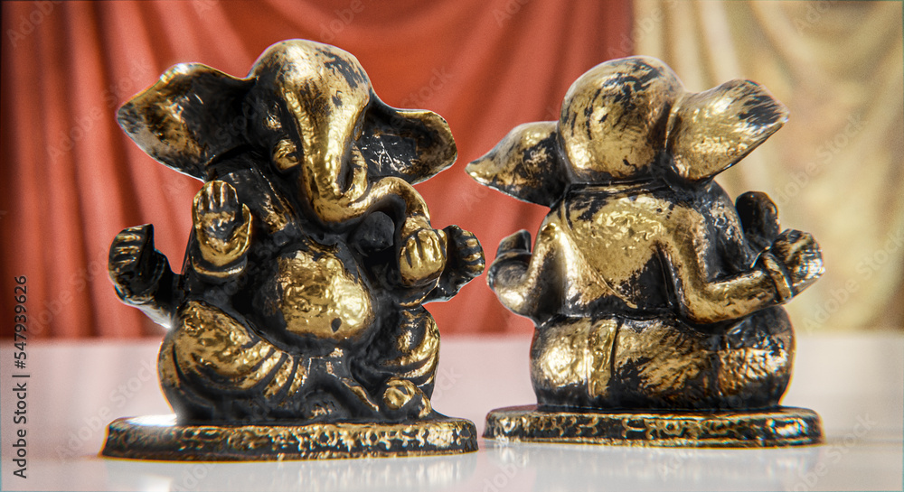 Feng Shui Elephant Statues Attirer La Richesse Et Bonne Chance Figurines Décor Maison Et Le Bureau Chinois Résine Famille 0531 (Color : B/Pink