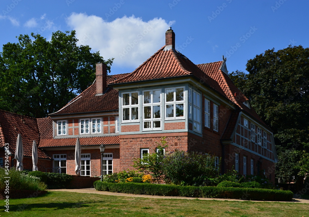Historical Building in the Village Salzhausen, Lower Saxony