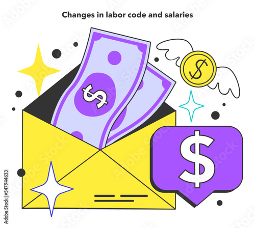 Changes in labor code and salaries causes unemployment. Economic factor