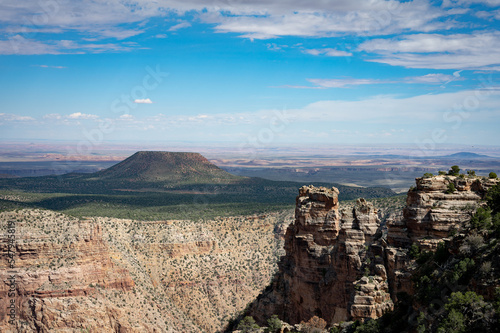 Current landscape photography of the famous Grand Canyon of the United States