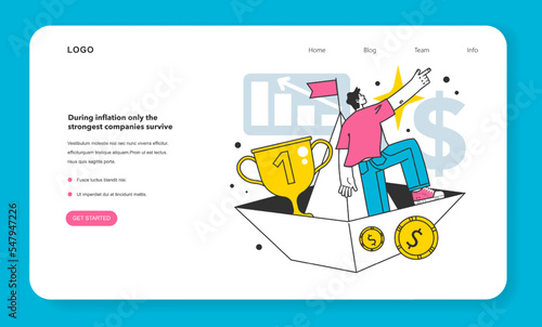 During inflation only the strongest companies survive web banner