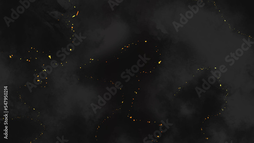 Black watercolor grunge background. Black gold marble texture background. Tiles luxury stone floor seamless glitter for interior and exterior. Abstract fog distressed vintage grunge.