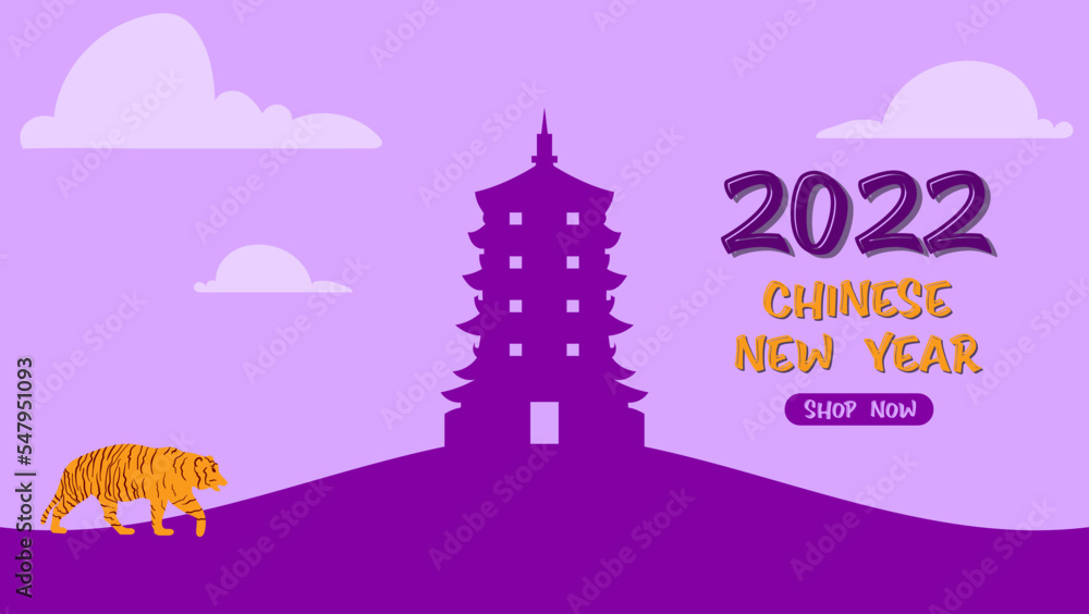 Happy chinese new year 2023 chinses house, new year wish post, chinese new year background
