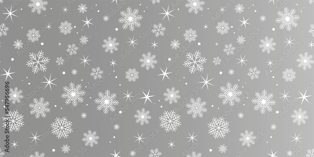 Pattern of white snowflakes on transparent background. Christmas background. PNG image Pattern of white snowflakes on transparent background. Christmas background. PNG image