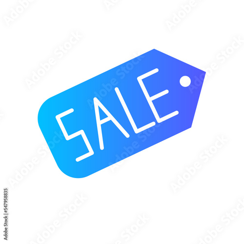 sale tag gradient icon