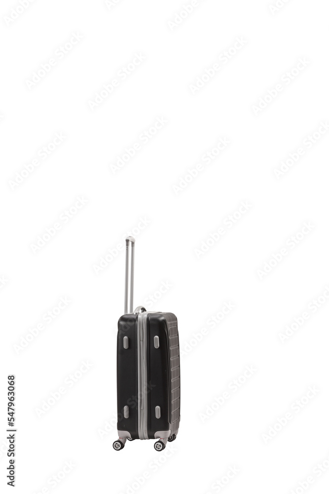 Obraz premium Side shot of a hard site suitcase