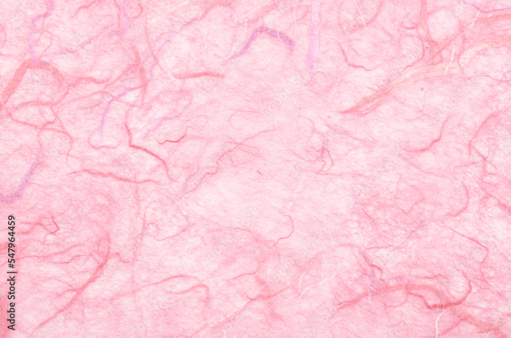 The Pink mulberry paper texture as background.