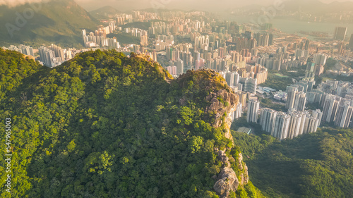 16 Nov 2022 The Landscape of Lion rock mountain, Hong Kong