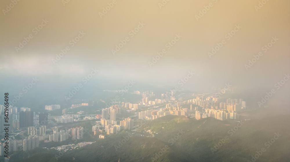 16 Nov 2022 The Landscape of Lion rock mountain, Hong Kong