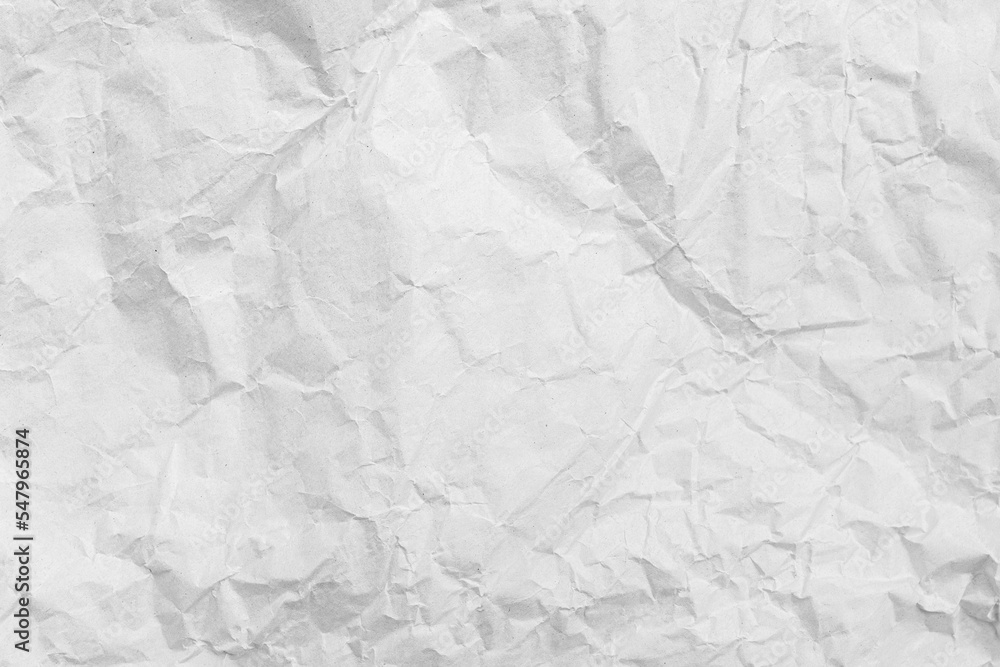 Naklejka premium of white paper with creases throughout