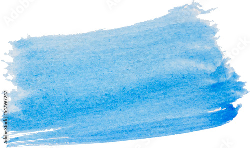 blue watercolor paint stroke background