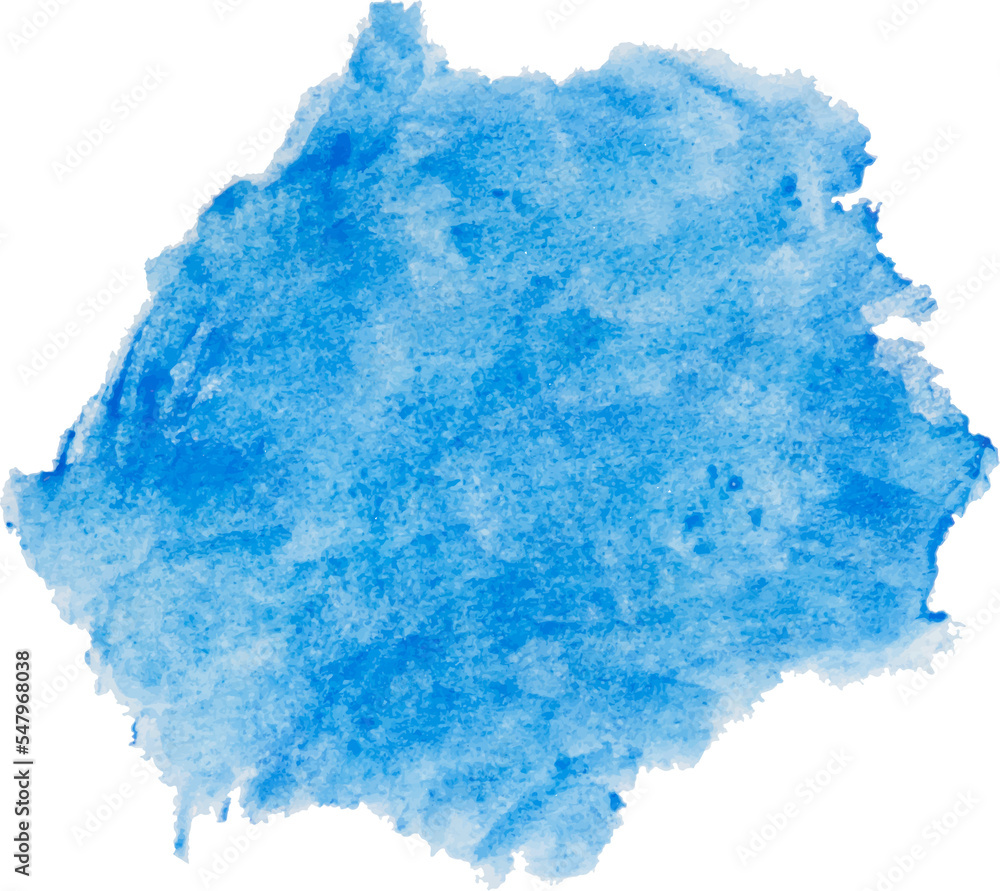 blue watercolor paint stroke background