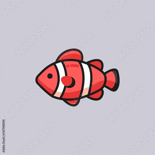 Obraz na płótnie Clown fish logo design