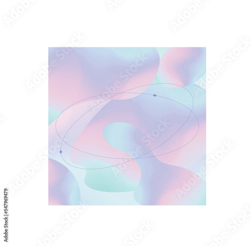 ホログラムのキラキラ粒状グラデーション