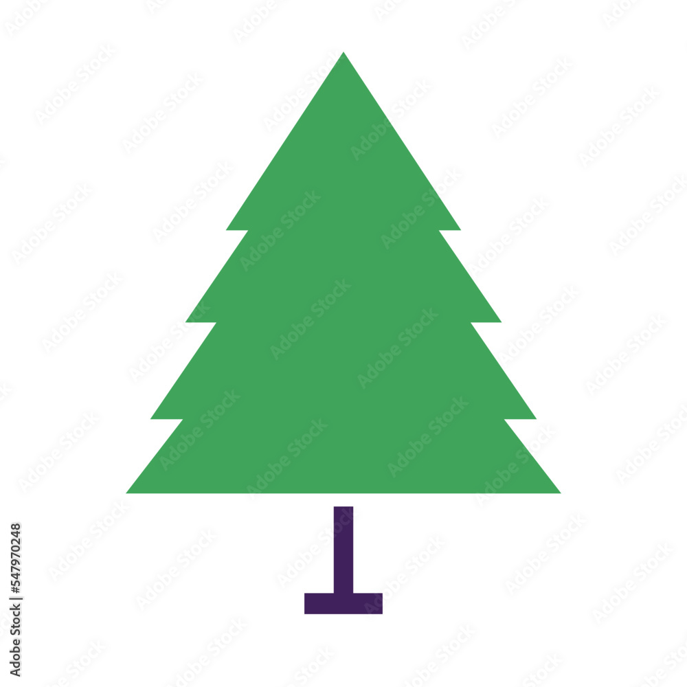 Simple green tree icon. Nature. Vector. Simple green tree icon. Nature. Vector.