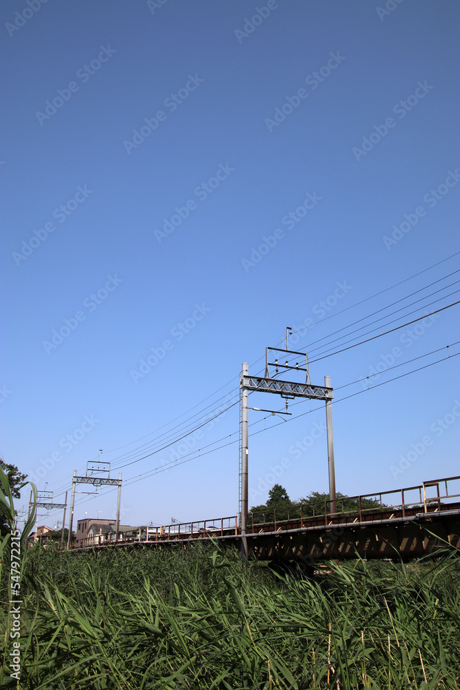 Fototapeta premium 電車の道