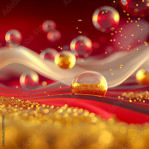 Red and gold Christmas