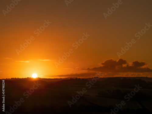 Wallpaper Mural Dramatic sunrise sky with clouds in North Devon, England. Torontodigital.ca
