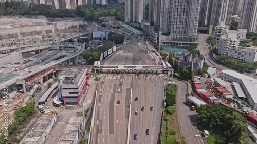 120M Aerial View of Eastern Harbour Crossing - Kowloon Entrance Portal photo