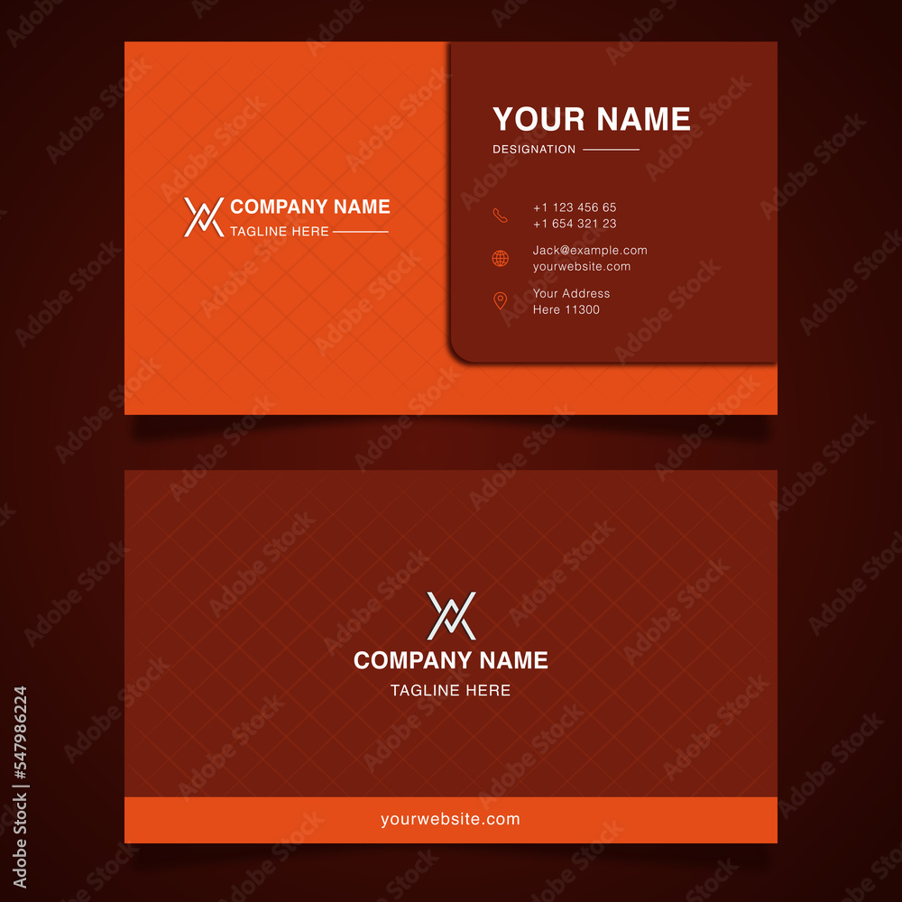 Fototapeta premium Modern and luxury business card template