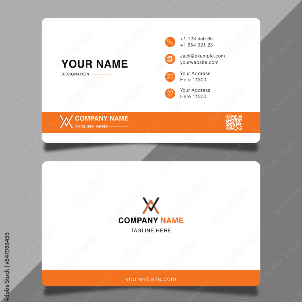 creative and modern yellow business card design template creative and modern yellow business card design template