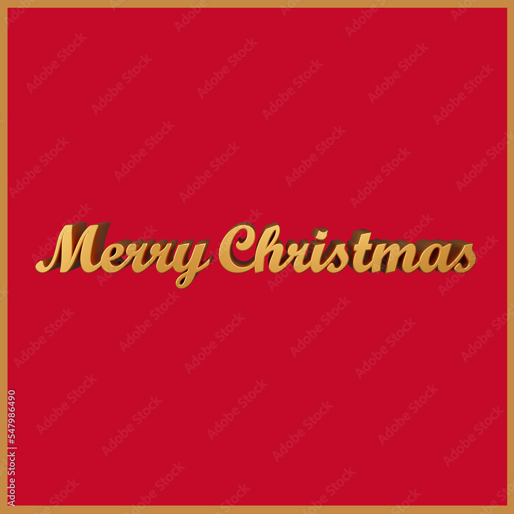 Merry Christmas greeting card golden Merry Christmas greeting card golden