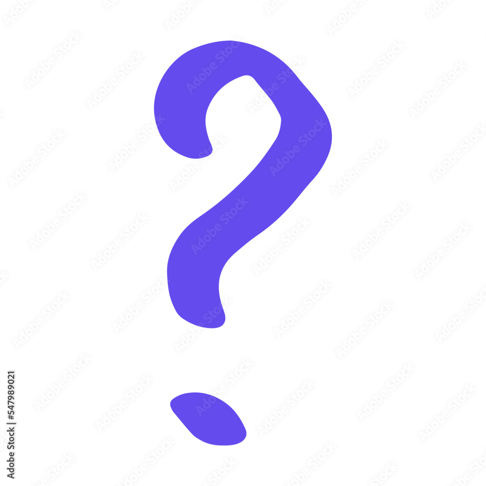 Hand drawn marker line, question mark. Cartoon vector illustration. Blue permanent stroke, arrow, underline. Ink, doodle, texture concept for banner design Hand drawn marker line, question mark. Cartoon vector illustration. Blue permanent stroke, arrow, underline. Ink, doodle, texture concept for banner design