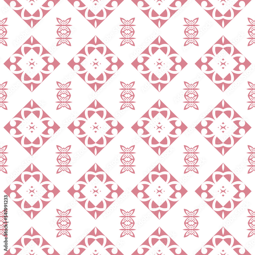 Fototapeta premium Abstract geometric pattern. A seamless background, vintage texture. 