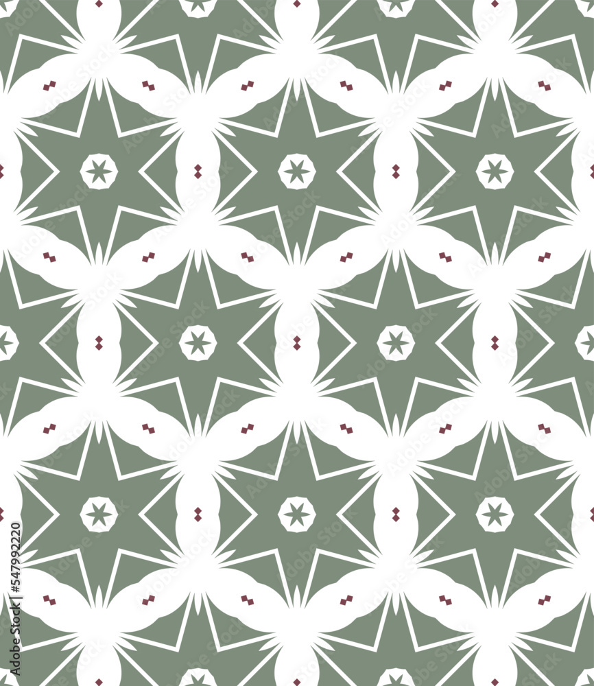 Fototapeta premium Abstract geometric pattern. A seamless background, vintage texture. 