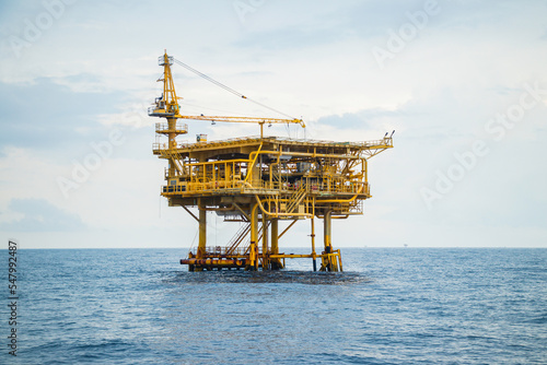 Offshore gulf sea industry rig drill oil and gas production petroleum