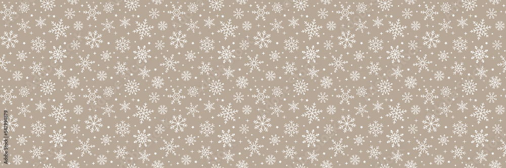 Snowflake seamless pattern vector. Christmas wrapping paper. Snow background Snowflake seamless pattern vector. Christmas wrapping paper. Snow background
