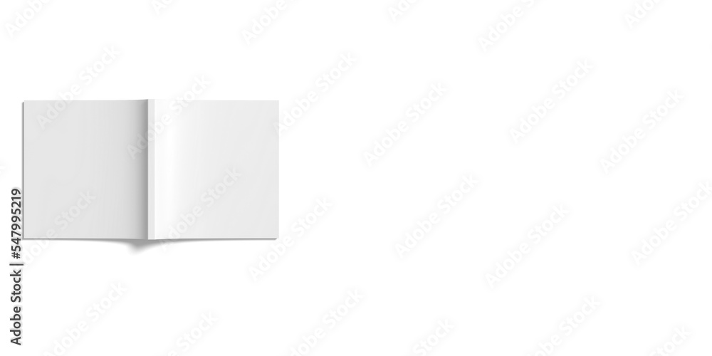 Blank square magazine illustration with copyspace. 3D Render. Blank square magazine illustration with copyspace. 3D Render.