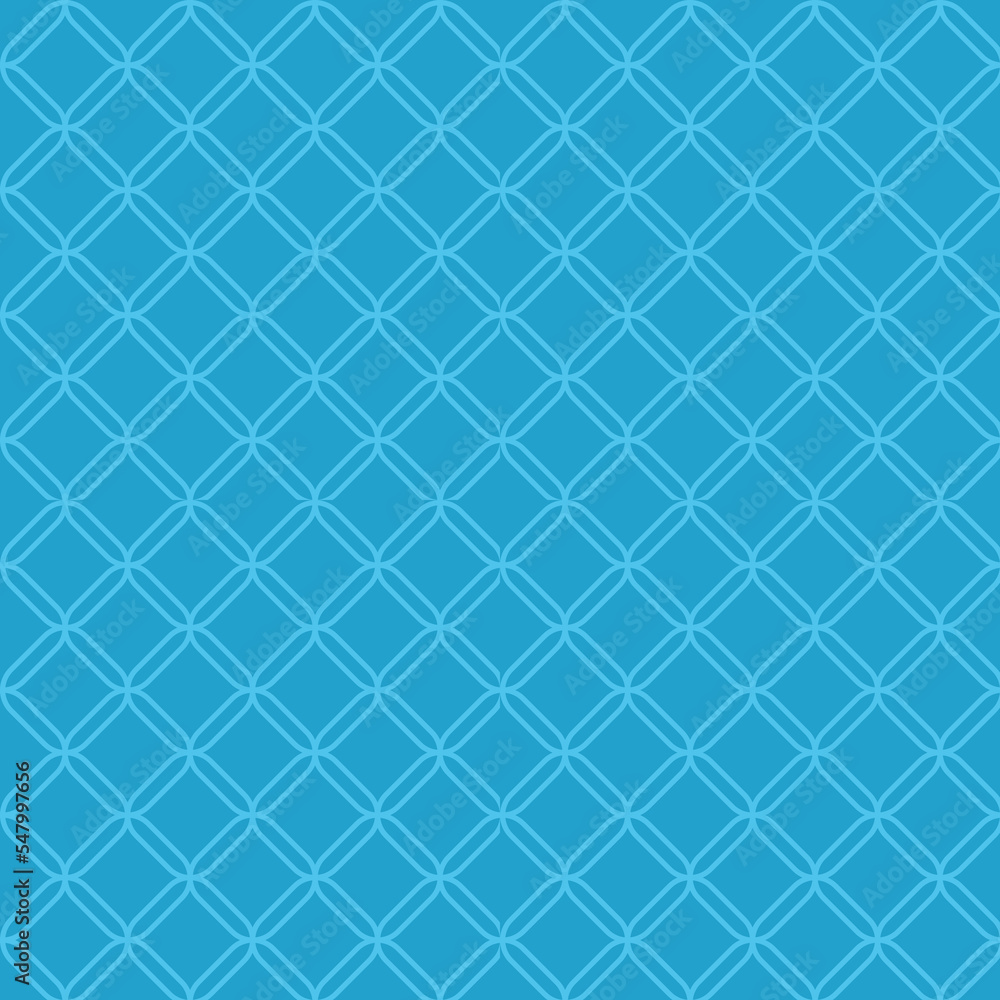 Vector seamless pattern with rhombus diagonal lines on blue background Vector seamless pattern with rhombus diagonal lines on blue background