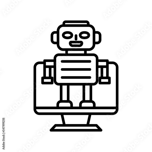 Robot Assistant Icon