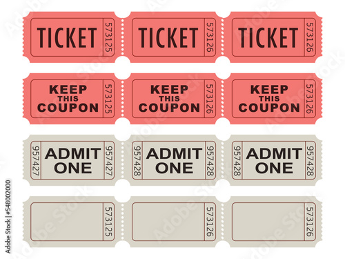 Tickets / Keep this coupon / Admit one