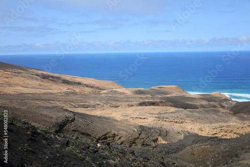 View from the viewpoint of Cofete in Fuerteventura 